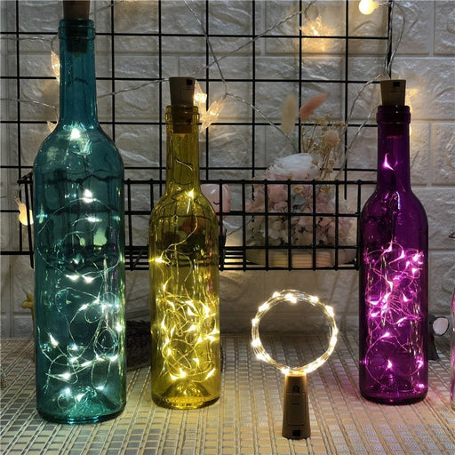 10/20 LED Cork Lights for Empty Wine Bottles Light String Glass Bottles Stopper Fairy Lights