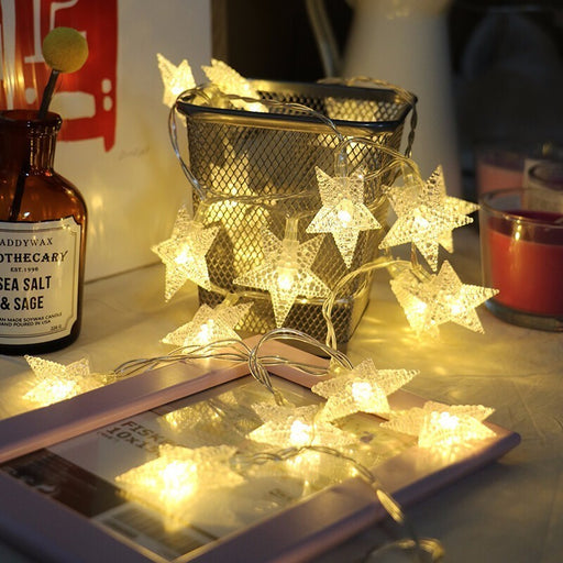 10/20LED Star Light String Twinkle Garlands Battery Powered Christmas LED Lamp